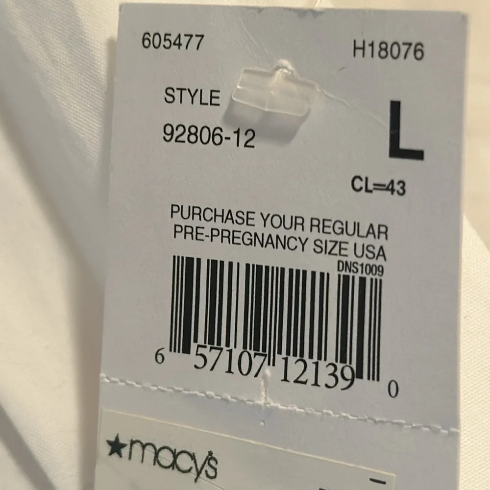 Motherhood Maternity white tunic L - Picture 5 of 5